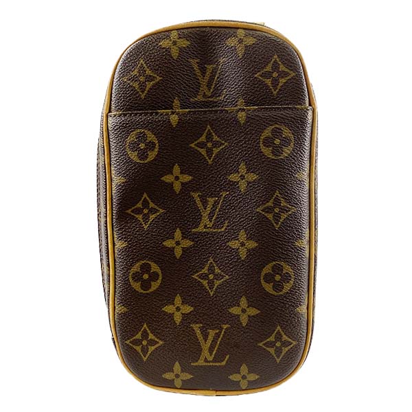 ルイ・ヴィトン モノグラム ポシェット ガンジュ ブラウン ボディバッグ