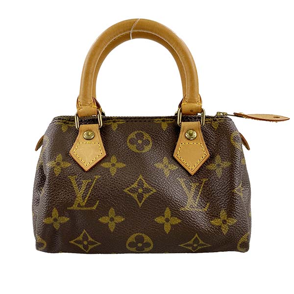 ルイ・ヴィトン モノグラム ミニスピーディ ブラウン ハンドバッグ