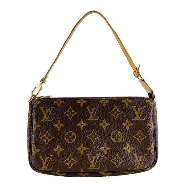 ルイ・ヴィトン モノグラム ポシェット アクセソワール ブラウン ポーチ