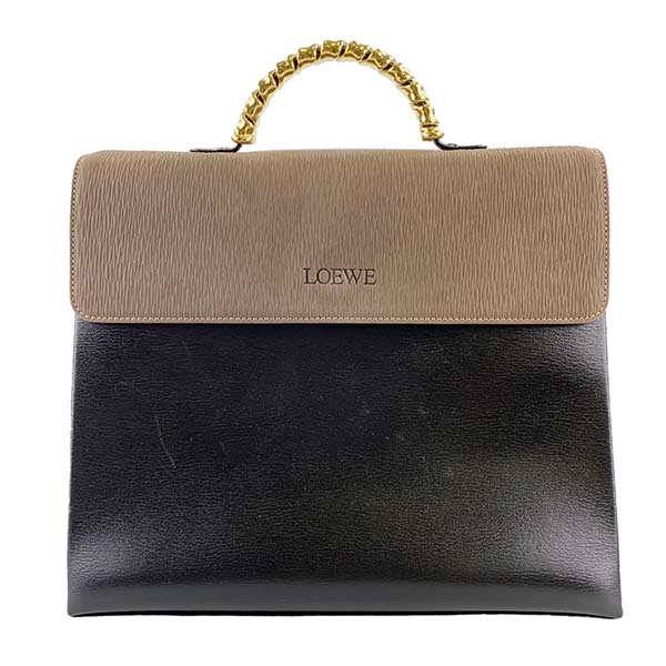 ロエベ ベラスケス ツイスト ハンドバッグ