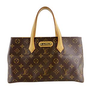 ルイ・ヴィトン モノグラム ウィルシャーPM ブラウン トートバッグ