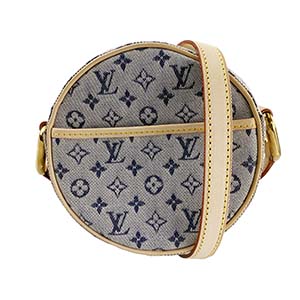 ルイ・ヴィトン モノグラムミニ ジャンヌPM ブルー ショルダーバッグ
