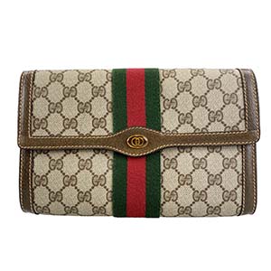 グッチ オールドグッチ シェリーライン セカンドバッグ