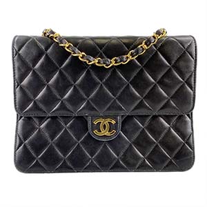 シャネル マトラッセ ラムスキン ブラック ショルダーバッグ