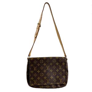 ルイ・ヴィトン モノグラム ミュゼット タンゴ ブラウン ショート ショルダーバッグ