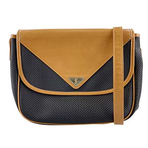 サンローラン PVC レザー ショルダーバッグ