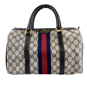 グッチ オールドグッチ シェリーライン ミニ ボストンバッグ