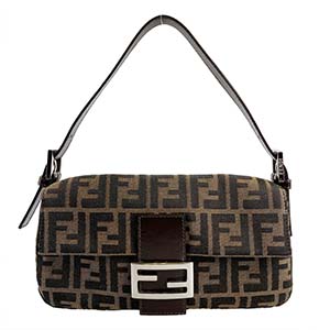 フェンディ マンマバゲット ズッカ ショルダーバッグ