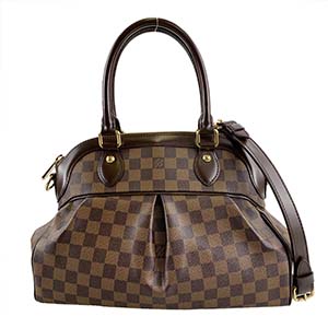 ルイ・ヴィトン ダミエ エベヌ トレヴィPM ブラウン 2WAY ハンドバッグ