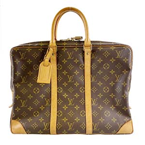 ルイ・ヴィトン モノグラム ポルトドキュマン ヴォワヤージュ ブラウン ビジネスバッグ