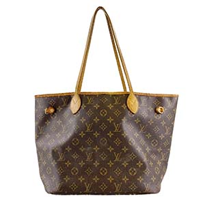 ルイ・ヴィトン モノグラム ネヴァーフルMM ブラウントートバッグ