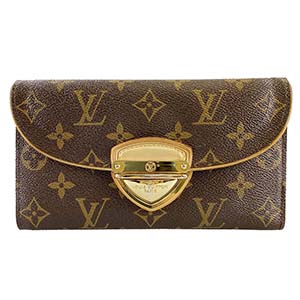 ルイ・ヴィトン モノグラム ポルトフォイユ ウジェ二 ブラウン 財布