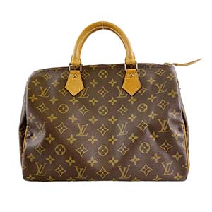 ルイ・ヴィトン モノグラム スピーディ30 ブラウン ハンドバッグ
