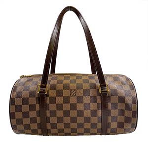 ルイ・ヴィトン ダミエ エベヌ パピヨン30 ブラウン ハンドバッグ