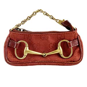 グッチ GGキャンバス マイクロ ホースビット ミニ コインケース