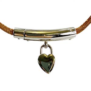 エルメス ヴィヴィリデ ファンタジー メタル レザー シルバー チョーカー