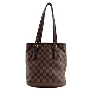 ルイ・ヴィトン ダミエ エベヌ マレ バケット ブラウン トートバッグ