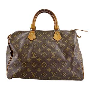 ルイ・ヴィトン モノグラム スピーディ30 ブラウン ハンドバッグ