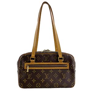 ルイ・ヴィトン モノグラム シテMM ブラウン ショルダーバッグ