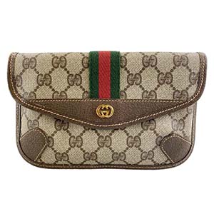 グッチ オールドグッチ シェリーライン ポーチ