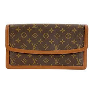 ルイ・ヴィトン モノグラム ポシェット ダムGM ブラウン セカンドバッグ