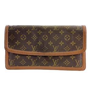 ルイ・ヴィトン モノグラム ポシェット ダムGM ブラウン セカンドバッグ