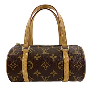 ルイ・ヴィトン モノグラム パピヨン19 ブラウン ハンドバッグ