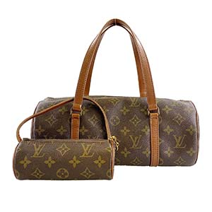 ルイ・ヴィトン モノグラム パピヨン30 ブラウン ハンドバッグ