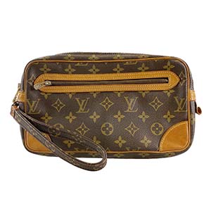 ルイ・ヴィトン モノグラム マルリー ドラゴンヌGM ブラウン セカンドバッグ