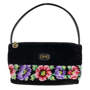 フェイラー シュニ―ル織 ハンドバッグ