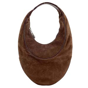 ブルガリ スエード ショルダーバッグ