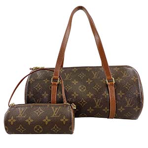 ルイ・ヴィトン モノグラム パピヨン30 ブラウン ハンドバッグ