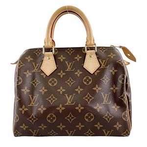 ルイ・ヴィトン モノグラム スピーディ25 ブラウン ハンドバッグ