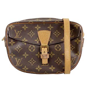 ルイ・ヴィトン モノグラム ジュヌフィーユ ブラウン ショルダーバッグ
