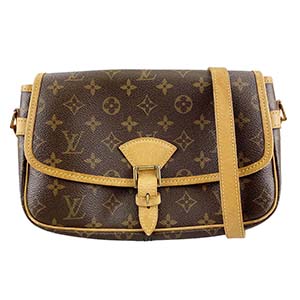 ルイ・ヴィトン モノグラム ソローニュ ブラウン ショルダーバッグ
