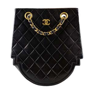 シャネル マトラッセ ラムスキン ブラック ショルダーバッグ