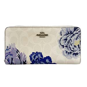 コーチ シグネチャー フラワー 長財布