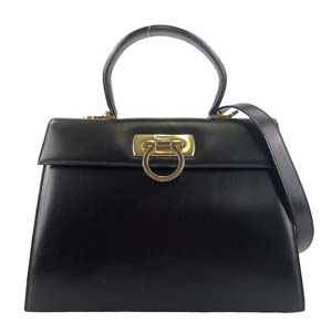 フェラガモ ガンチーニ 2WAY ハンドバッグ