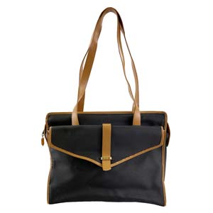 サンローラン PVC レザー ショルダーバッグ