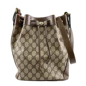 グッチ オールドグッチ 巾着型 ショルダーバッグ