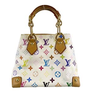 ルイ・ヴィトン モノグラム マルチカラー オードラ ブロン ハンドバッグ