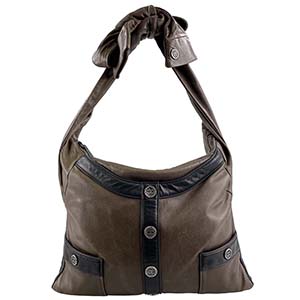 シャネル ガールシャネル ラムスキン ブラウン ショルダーバッグ 