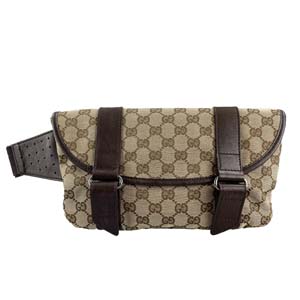 グッチ GGキャンバス ウエストバッグ