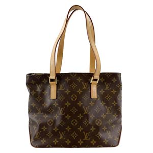 ルイ・ヴィトン モノグラム カバ ピアノ ブラウン トートバッグ