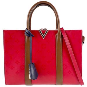 ルイ・ヴィトン ヴェリー トートＭM ルビーレッド  2WAY トートバッグ