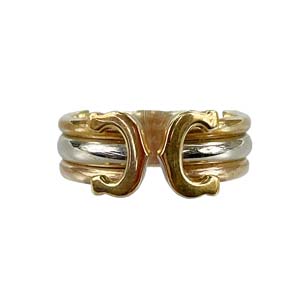 カルティエ スリーカラー C2 750 46号 指輪