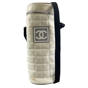 シャネル スポーツライン ナイロン ホワイト ペットボトルホルダー