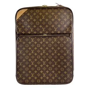 ルイ・ヴィトン モノグラム ぺガス55 ビジネス ブラウン キャリーバッグ