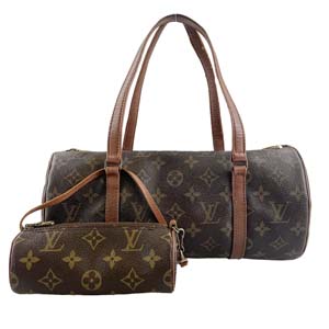 ルイ・ヴィトン モノグラム パピヨン30 ブラウン ハンドバッグ