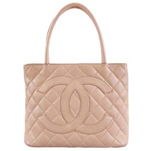 シャネル 復刻トート マトラッセ キャビアスキン ピンク トートバッグ